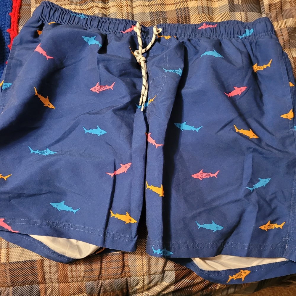 Swim trunks blue